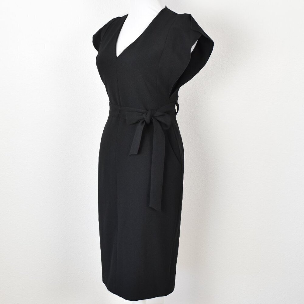 Eliza J Flutter Sleeve Sheath Midi Dress - 2 - Picture 4 of 9